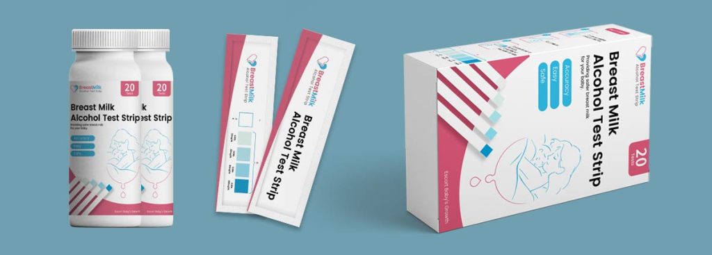 alcohol-breast-milk-test-strips-nearby